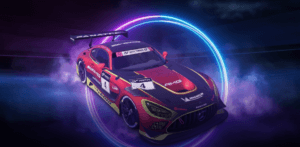 Apex & Chill Racing neon car render